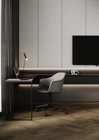 Кварцевый паркет Quartz Parquet Штучный паркет Дуб Амбарный 44-1258-04 5/0,6 мм